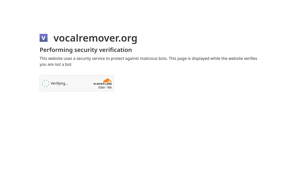 VocalRemover.org official website screenshot