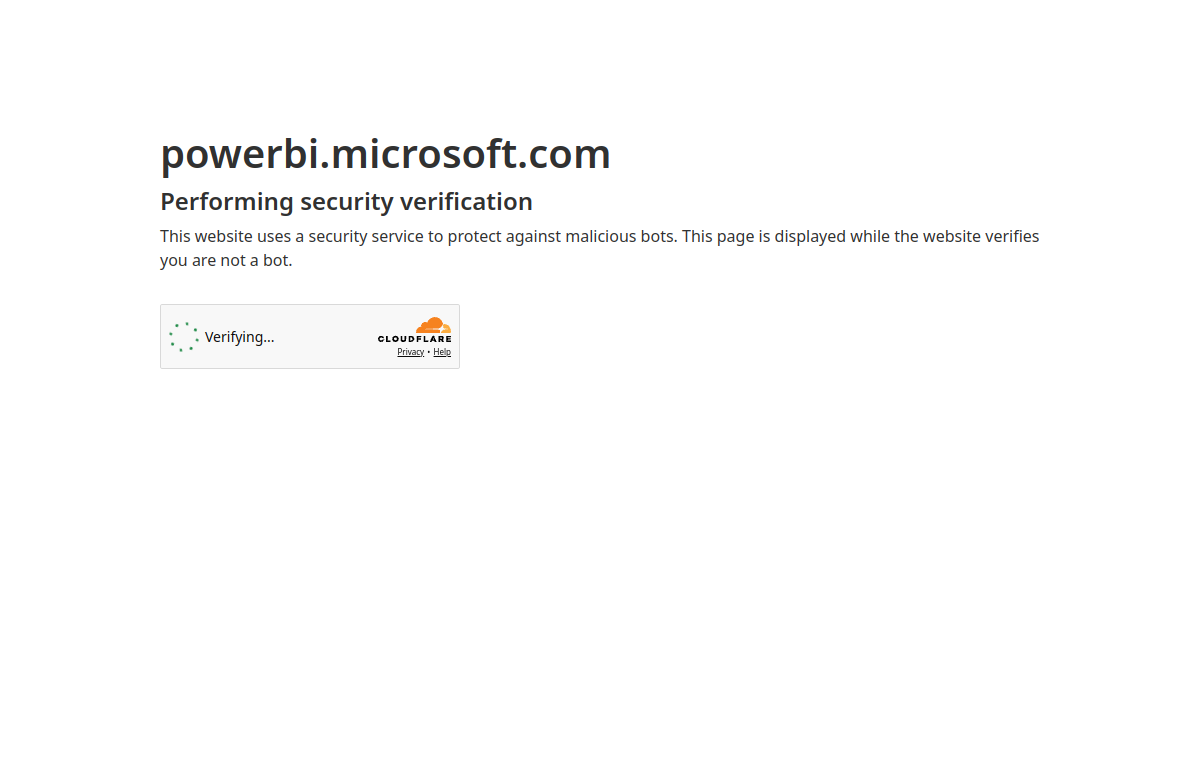 Microsoft Power BI official website screenshot