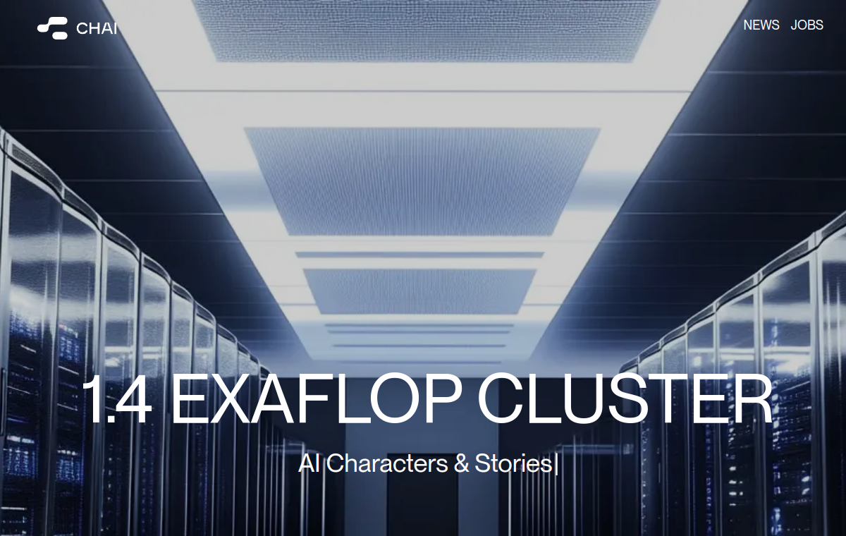 Chai official website screenshot