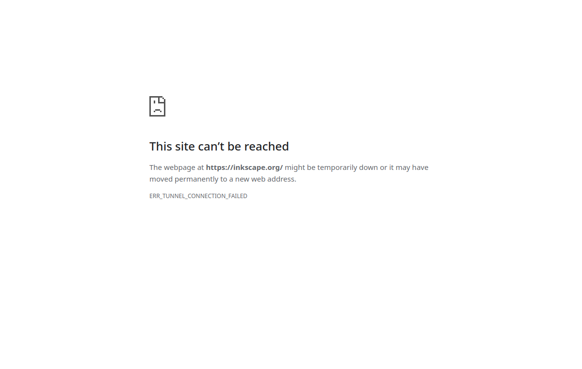 Inkscape official website screenshot
