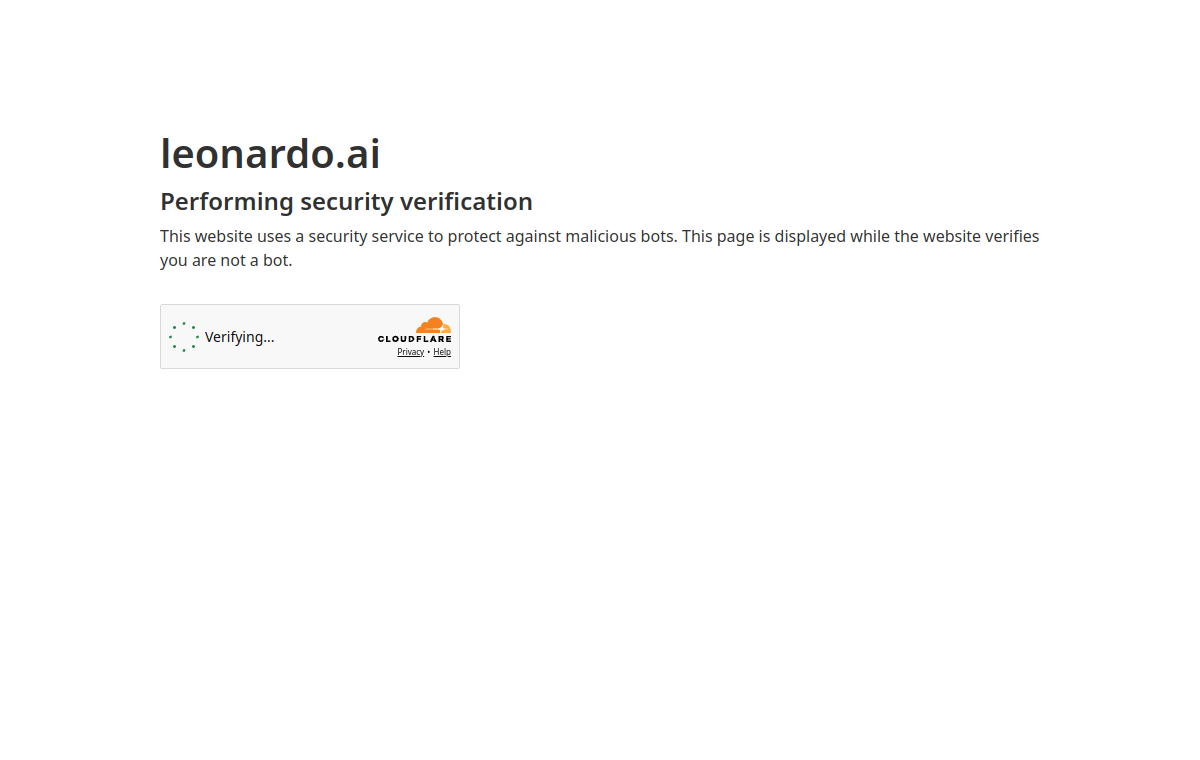 Leonardo Ai official website screenshot